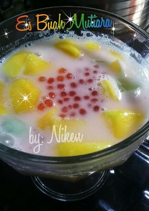 Foto resep Es susu santan pelangi