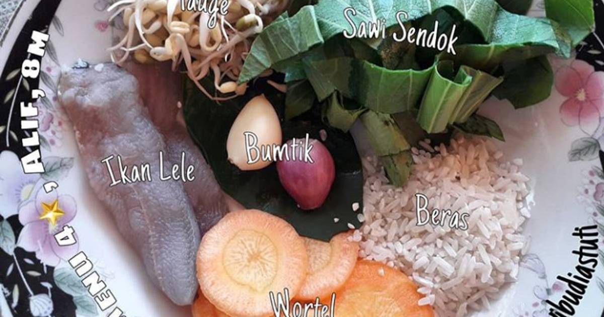 Resep Mpasi 8 Bulan Mpasi Kuadran Mangut Lele Oleh Bunda Arka Cookpad