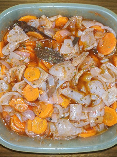 Una foto de Cueritos de cerdo en escabeche - Fácil y riquísimos!