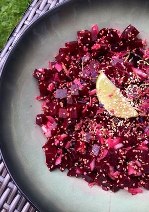 Rote-Bete-Salat mit Sesam Rezepthauptbild