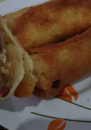 Foto resep Risoles daur ulang sop kacang merah, recycle risol
