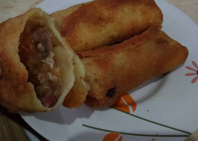 Risoles daur ulang sop kacang merah, recycle risol