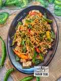 Tumis Tempe Lombok Ijo Tabur Teri
