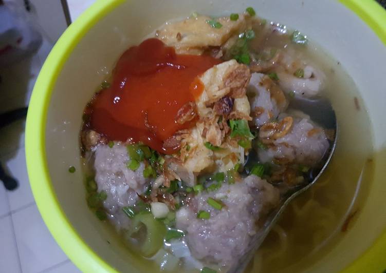 Bakso homemade kasar halus tahu