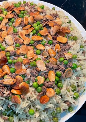 صورة لوصفة رز و بازيلا🍚