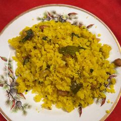 A picture of Thecha Poha.