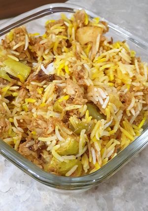 صورة لوصفة أرز بالتونة