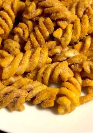 A picture of Kur kure pasta.