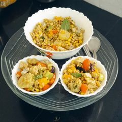Summer Special Juicy Jowar & Tofu Colorful Salad Bowl A picture of Summer Special Juicy Jowar & Tofu Colorful Salad Bowl.
