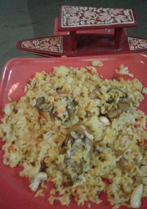 A picture of Kashmiri Murg Pulao.