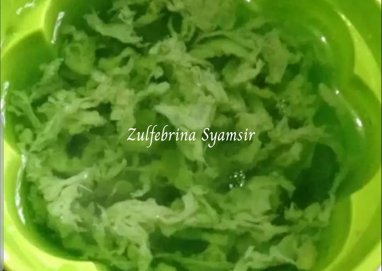 Resep Agar lumut simple tanpa susu tanpa santan yang Sempurna