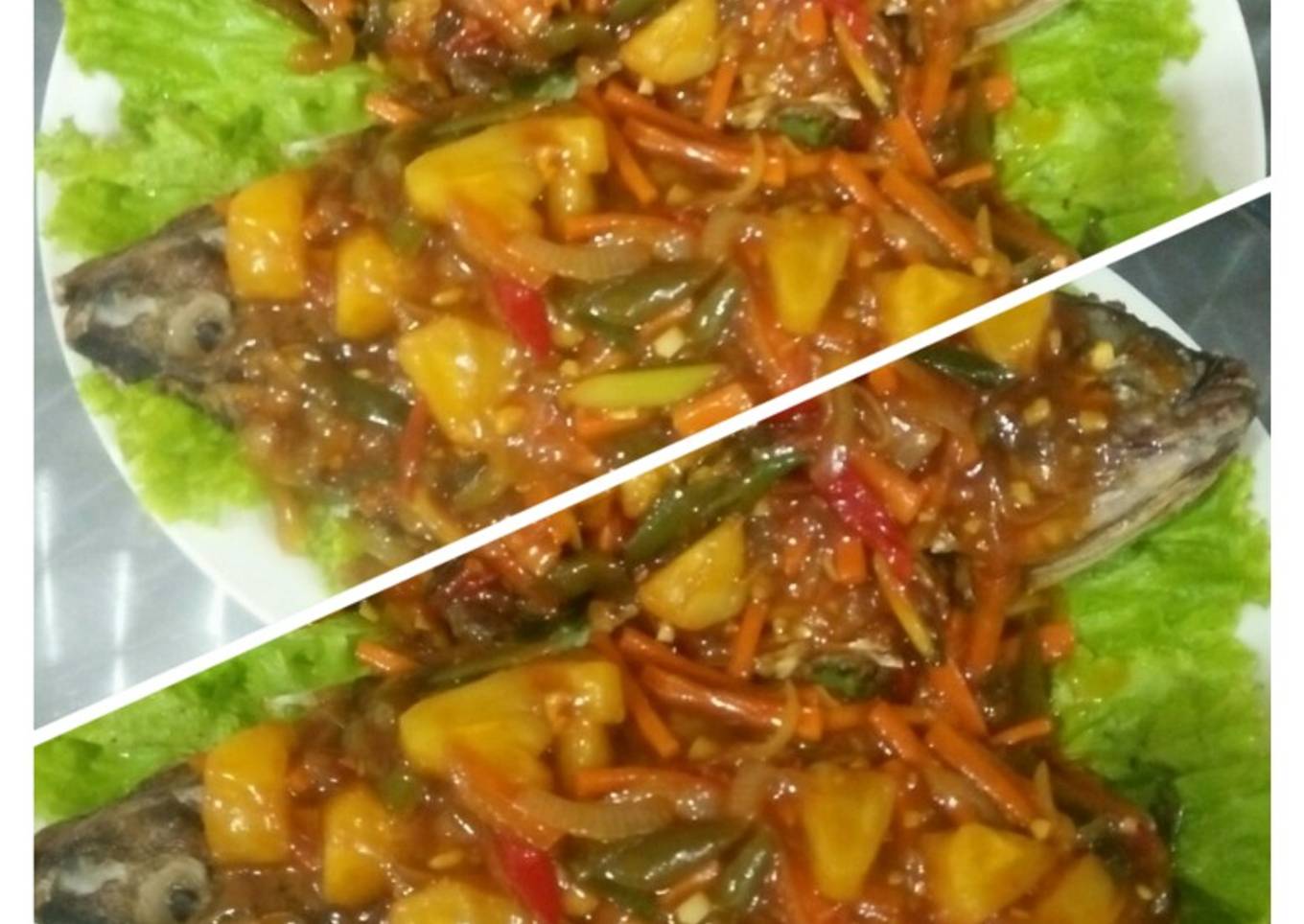 Nila Goreng Asam Manis