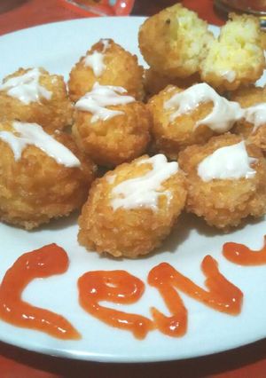 Foto resep Melt Cheese Rice Ball