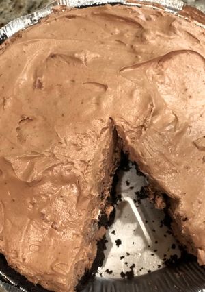 A picture of Ramona’s Chocolate Mousse Pie.
