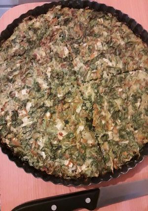 Una foto de Tortilla de lechuga al horno