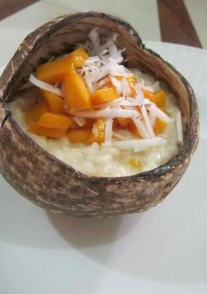 A picture of Tropical Rice Pudding.