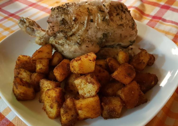 Pollo al forno con Patate Sabbiose