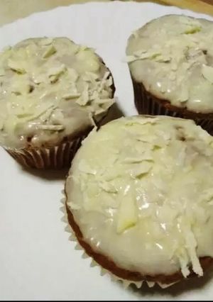 A picture of Carrot muffins with Brandy#myfavoriteeasterdishcontest.