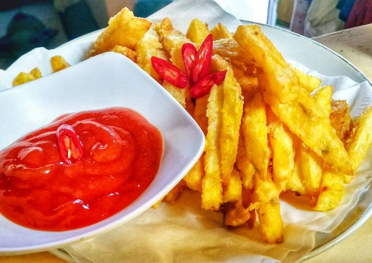 Resep: Kentang goreng / French Fries yang Renyah
