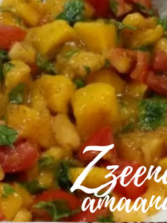 A picture of Ripe Mango Tomato Salsa.