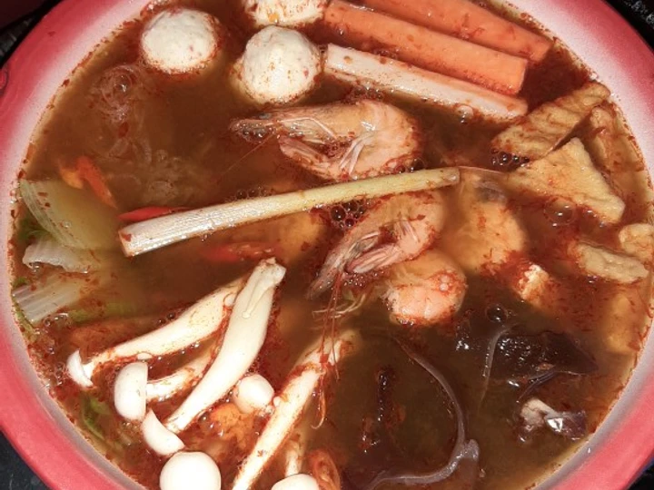 Cara Mudah Menyiapkan Resep Sup tomyam simple yang Enak Banget Anti Ribet, Menggugah Selera