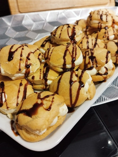 Narancsos -mascarponés profiterol gluténmentesen recept fotója