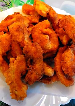 Rántott tök sajtos bundában recept fotója