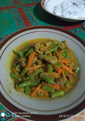 Foto resep MIX buncis bakso kuah kuning