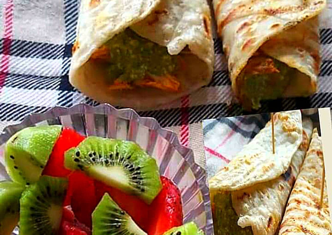 Chicken chutney roll