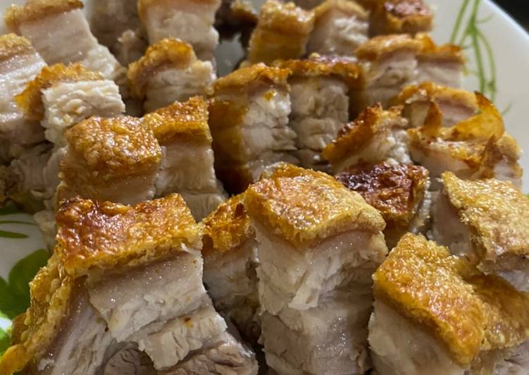 Easiest Way to Make Super Quick Homemade Easy Crispy Siew yok