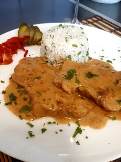 Mézes-mustáros karaj recept fotója
