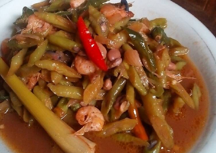 Tauco kacang panjang mix udang