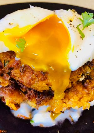 A picture of Brunch Sweet Potato Cakes.