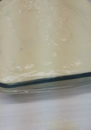 Una foto de Postre de crema pastelera y vainillas apto bebes