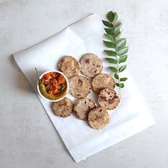 Jowar Flatbread with Tomato Sabji A picture of Jowar Flatbread with Tomato Sabji.
