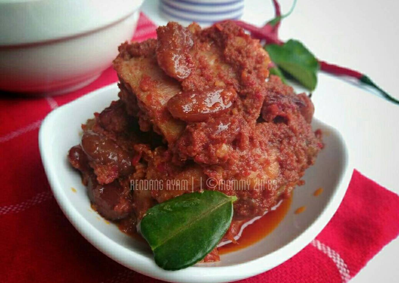 Rendang Ayam Kacang Merah