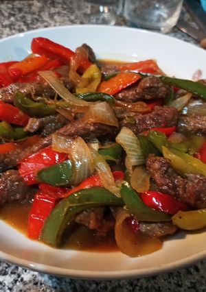 Foto principal de Ternera con pimientos