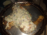 Pollo al verdeo con cubito 4 quesos knorr