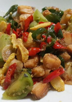 Foto resep Tumis ikan asin jambal