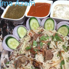 A picture of Beef pulao🍲بیف پلاٶ🍲.