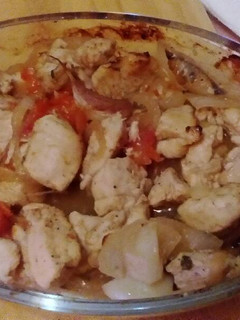 Una foto de Pollo a la Cruzcampo