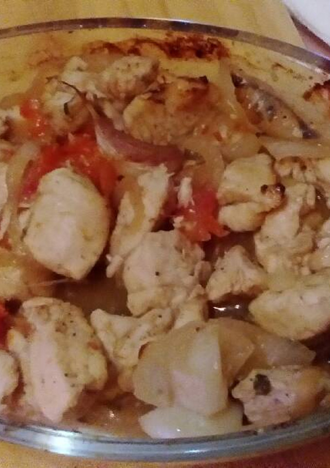Una foto de Pollo a la Cruzcampo