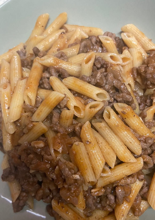 Una foto de Pasta con ragout
