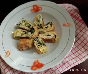 Resep Mudah Telur gulung rumput laut  daun seledri Enak Sempurna