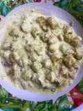 Ñoquis de batata y cabutia