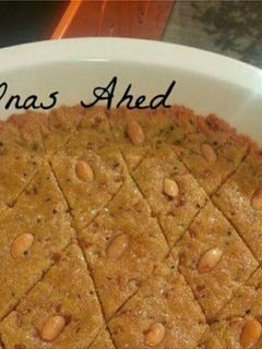 صورة لوصفة هريسة الحلبه