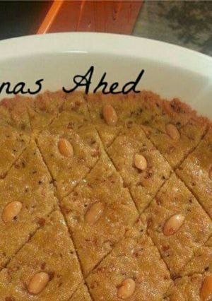 صورة لوصفة هريسة الحلبه