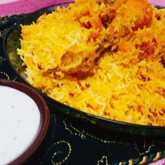 A picture of Shahi Rangeen Biryani.