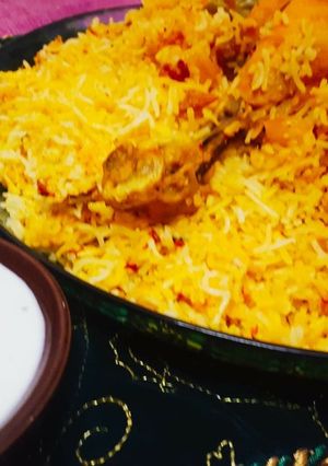 A picture of Shahi Rangeen Biryani.