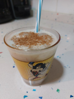 Una foto de Batido cremoso de avena sabor canela